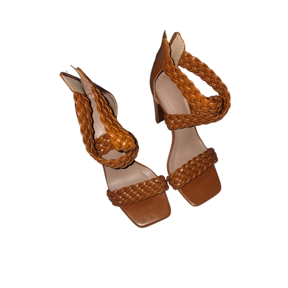 Shoes - Camel Weave High Heel Sandals Women's sz. 7.5